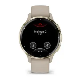 Смарт-часы Garmin Venu 3s Soft Gold Stainless Steel Bezel with French Gray Case and Silicone Band (010-02785-52)