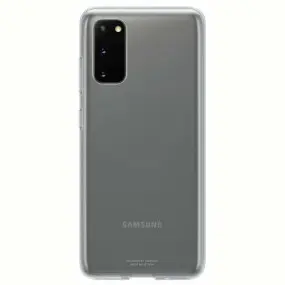 Чохол-накладка Samsung Clear Cover для Samsung Galaxy S20 SM-G980 Transparent (EF-QG980TTEGRU)