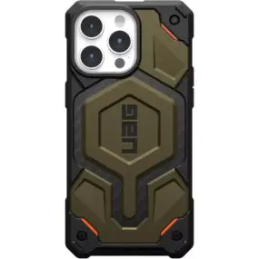 Чeхол-накладка Urban Armor Gear Monarch Pro Magsafe для Apple iPhone 15 Pro Max Carbon Elemental Green (11422211427B)