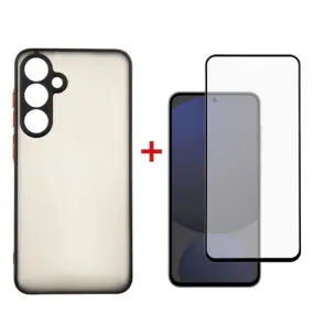 Чохол-накладка Dengos Matt для Samsung Galaxy S25 FE Black (DG-KM-168)