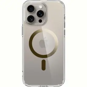 Чохол-накладка Spigen Ultra Hybrid MagFit для Apple iPhone 15 Pro Gold (ACS06718)