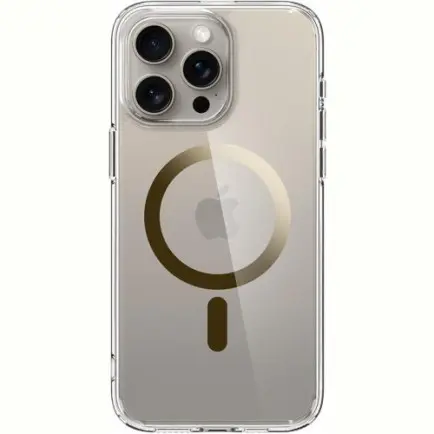 Чохол-накладка Spigen Ultra Hybrid MagFit для Apple iPhone 15 Pro Gold (ACS06718)