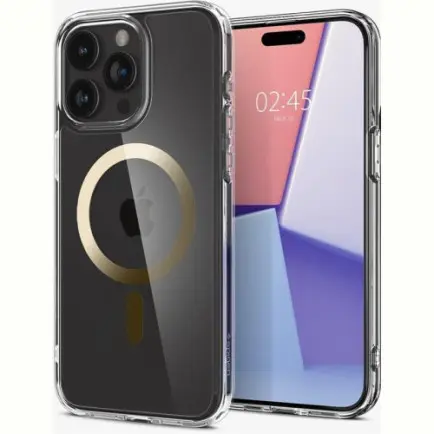 Чохол-накладка Spigen Ultra Hybrid MagFit для Apple iPhone 15 Pro Gold (ACS06718)