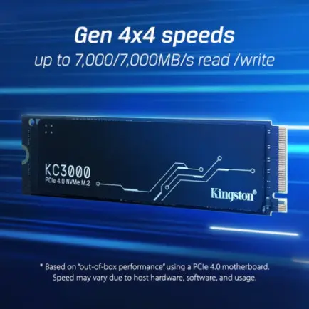 Накопитель SSD 1TB M.2 NVMe Kingston NV2 M.2 2280 PCIe Gen4.0 x4 (SNV2S/1000G)