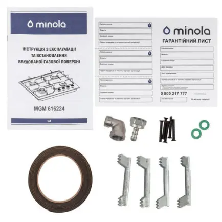 Варильна поверхня Minola MGM 616224 WH