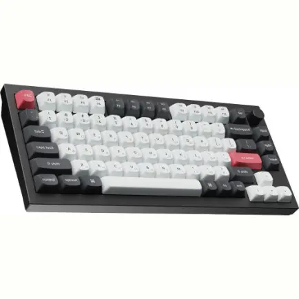 Клавіатура бездротова Keychron Q1 HE Magnetic Switch Black RGB (Q1H-M1-UA)