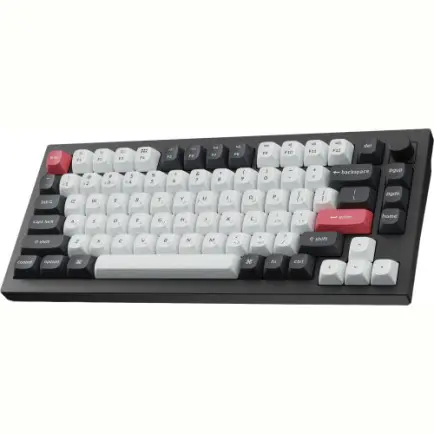 Клавіатура бездротова Keychron Q1 HE Magnetic Switch Black RGB (Q1H-M1-UA)