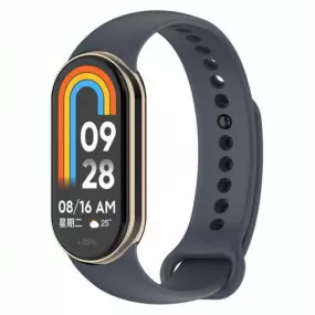 Силіконовий ремінець BeCover для Xiaomi Mi Smart Band 8 Gray (709388)