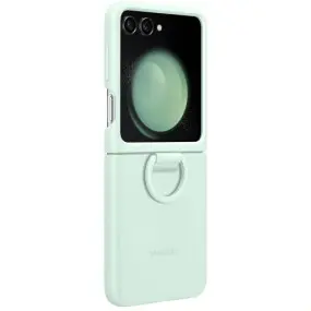 Чeхол-накладка Samsung Silicone Cover with Ring для Samsung Galaxy Flip 5 SM-F731 Mint (EF-PF731TMEGUA)
