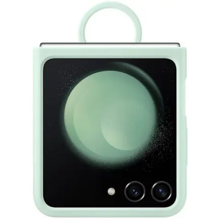 Чeхол-накладка Samsung Silicone Cover with Ring для Samsung Galaxy Flip 5 SM-F731 Mint (EF-PF731TMEGUA)