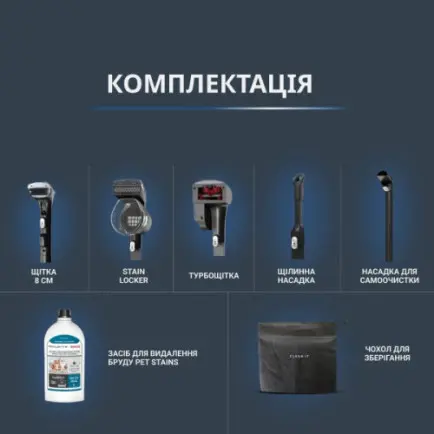 Миючий пилосос-плямовивідник Rowenta Clean It Hot & Cold IN7021F0