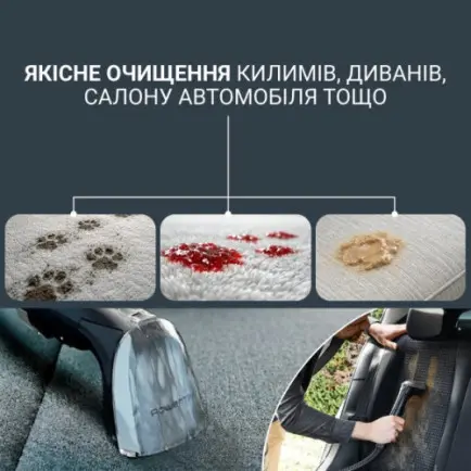 Миючий пилосос-плямовивідник Rowenta Clean It Hot & Cold IN7021F0