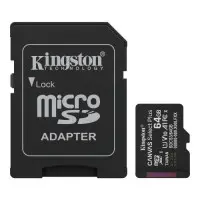 Карта памяти MicroSDXC  64GB UHS-I Class 10 Kingston Canvas Select Plus R150MB/s..