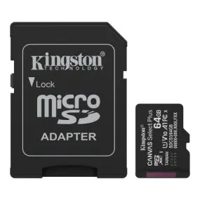 Карта памяти MicroSDXC  64GB UHS-I Class 10 Kingston Canvas Select Plus R150MB/s + SD-адаптер (SDCS3/64GB)