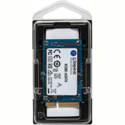 Накопичувач SSD  512GB Kingston KC600 mSATA SATAIII 3D TLC (SKC600MS/512G)