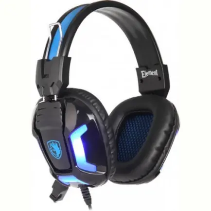 Гарнитура Sades SA-702 Element Black/Blue (sa702bl)