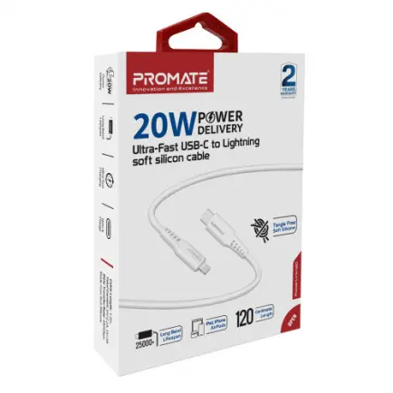 Кабель Promate PowerLink USB Type-C - Lightning (M/M)