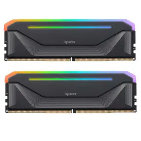 Модуль пам`ятi DDR5 2x16GB/5200 Apacer NOX RGB Black (AH5U32G52C522NBAA-2)