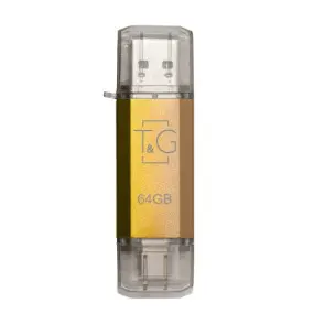 Флеш-накопичувач USB 64GB Type-C T&G 009 Star Series Gold (TG009TC-64GGD)
