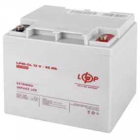 Аккумуляторная батарея LogicPower 12V 45AH (LPM-GL 12 - 45 AH)
