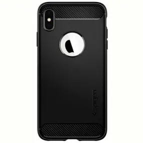 Чохол-накладка Spigen Rugged Armor для Apple iPhone XS Max Matte Black (065CS25125)