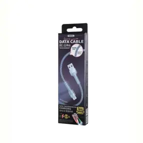 Кабель Remax Jany Series USB - micro USB, 1m Silver (RC-124m)