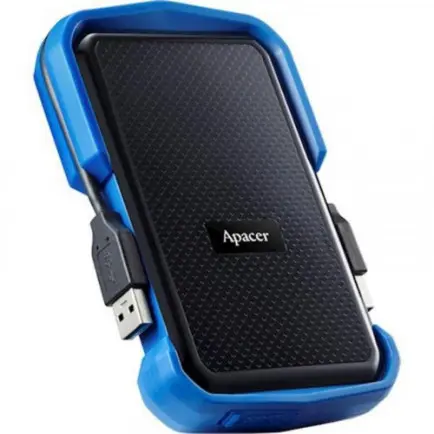 Внешний жесткий диск 2.5" USB 1.0TB Apacer AC631 Black/Blue (AP1TBAC631U-1)