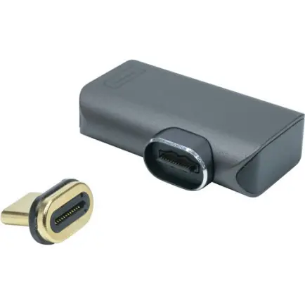 Адаптер PowerPlant USB Type-C - DisplayPort (M/F)