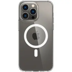 Чeхол-накладка Spigen Crystal Hybrid with MagFit для Apple iPhone 14 Pro Clear (ACS04670)