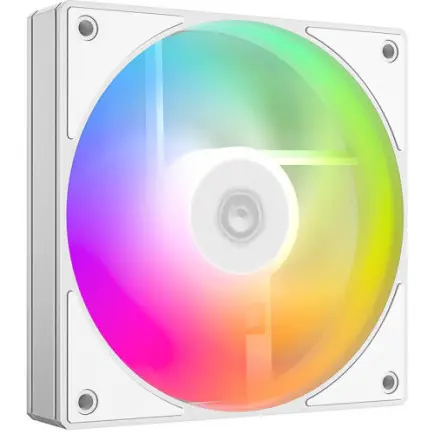 Вентилятор ID-Cooling AS-120-ARGB-W, 120x120x25мм, 3-pin, 4-pin, белый