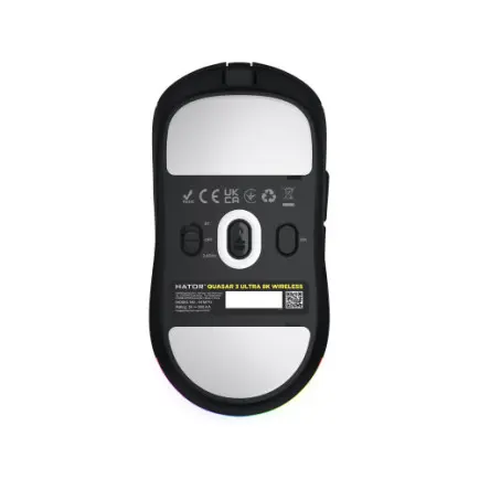 Мышь беспроводная Hator Quasar 3 Ultra 8K Wireless Black Edition (HTM772)