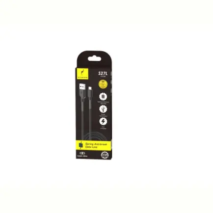 Кабель SkyDolphin S27L Spring Anti-Brake USB - Lightning (M/M)