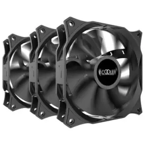 Вентилятор PCCooler DN 120 BK 3in1, 120x120x25мм, 3-pin, черный