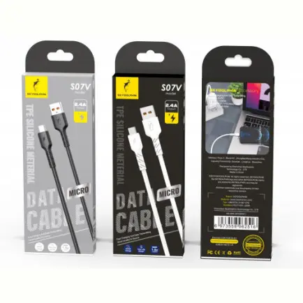 Кабель SkyDolphin S07V TPE High Elastic Line USB - micro USB (M/M)