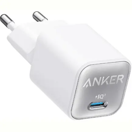 Сетевое зарядное устройство Anker PowerPort 511 Nano III White, 30 W USB Type-C (A2147G21)