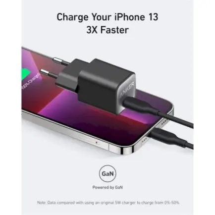 Сетевое зарядное устройство Anker PowerPort 511 Nano III White, 30 W USB Type-C (A2147G21)