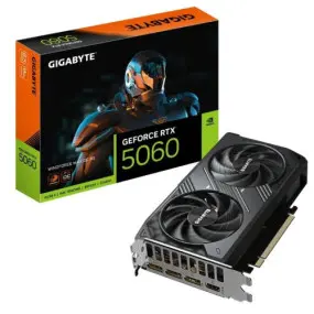 Видеокарта GF RTX 5060 8GB GDDR7 Windforce Max OC Gigabyte (GV-N5060WF2MAX OC-8GD)