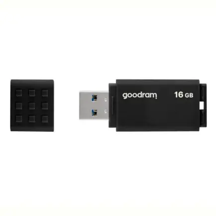 Флеш-накопитель USB3.2 16GB Goodram DRAM UME3 Black (UME3-0160K0R11)