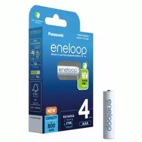 Акумуляторы Panasonic Eneloop AAA NI-MH 800 mAh BL 4 шт