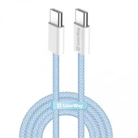 Кабель ColorWay USB Type-C + USB Type-C (M/M)