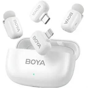 Микрофон BOYA mini-13 Type-C/Lightning White