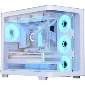 Корпус AeroCool P500C-G-WT-v1 (ACCM-PN01043.21)