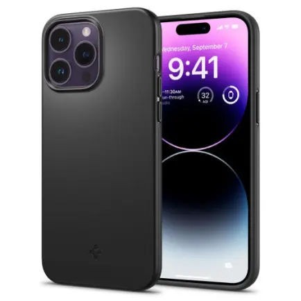 Чeхол-накладка Spigen Thin Fit для Apple iPhone 14 Pro Max Black (ACS04765)