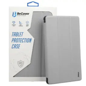 Чохол-книжка BeCover Tri Fold Soft TPU з кріпленням Apple Pencil для Apple iPad Pro 11 2020/2021/2022 Gray (711111)