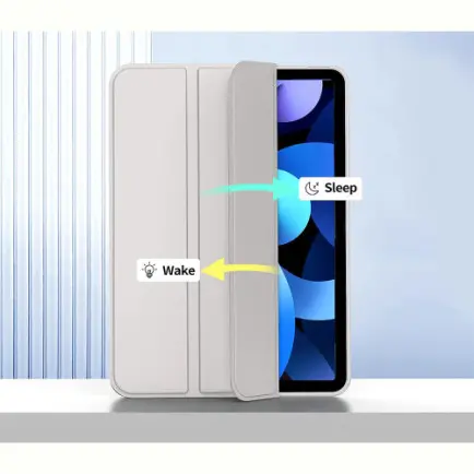 Чeхол-книжка BeCover Tri Fold Soft TPU с креплением Apple Pencil для Apple iPad Pro 11 2020/2021/2022 Gray (711111)