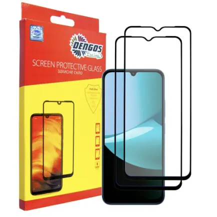 Захисне скло Dengos для Xiaomi Redmi 15C Black Full Glue (DG-TG2P-88)
