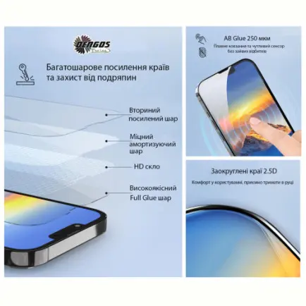 Захисне скло Dengos для Xiaomi Redmi 15C Black Full Glue (DG-TG2P-88)