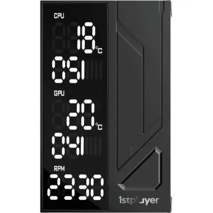 Кулер процесорний 1stPlayer FB12S-6 Black