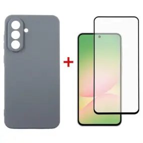 Чeхол-накладка Dengos Carbon для Samsung Galaxy A56 SM-A566 Grey (DG-KM-138)