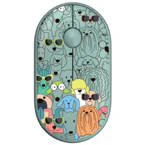 Миша бездротова 2E MF300 Pets Dogs Silent WL BT Green (2E-MF300WPETSGN)